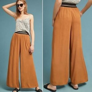 Anthropologie Dolan Gauze Wide Leg Pull-on Pants